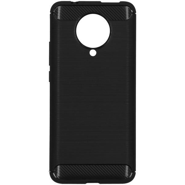 Brushed Backcover Xiaomi Poco F2 Pro - Zwart