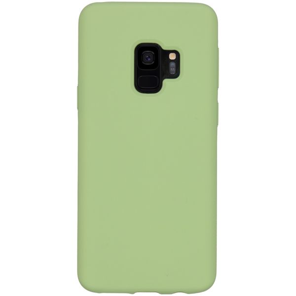 Accezz Liquid Silicone Backcover Samsung Galaxy S9 - Groen