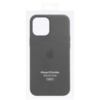 Apple Silicone Backcover MagSafe iPhone 12 Pro Max - Black