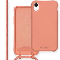 iMoshion Color Backcover met afneembaar koord iPhone Xr - Peach