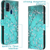 iMoshion Design Softcase Bookcase Samsung Galaxy M31 - Blossom