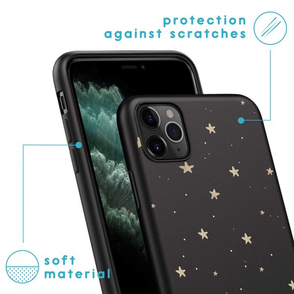 iMoshion Design hoesje iPhone 11 Pro - Sterren / Zwart