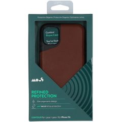 Mous Contour Backcover iPhone 11 - Bruin