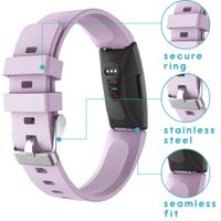 iMoshion Siliconen bandje Fitbit Inspire - Lichtpaars