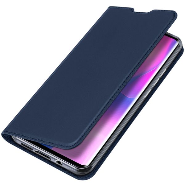 Dux Ducis Slim Softcase Bookcase Xiaomi Mi Note 10 Lite - Donkerblauw