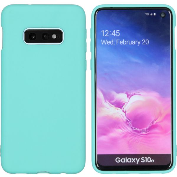 iMoshion Color Backcover Samsung Galaxy S10e - Mintgroen