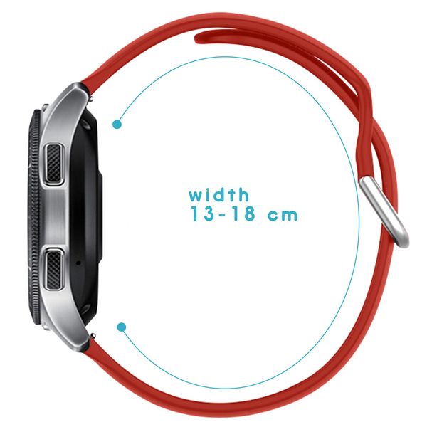 iMoshion Siliconen bandje Garmin Vivoactive 4L - Rood