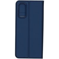 Dux Ducis Slim Softcase Bookcase Oppo Reno4 5G - Donkerblauw