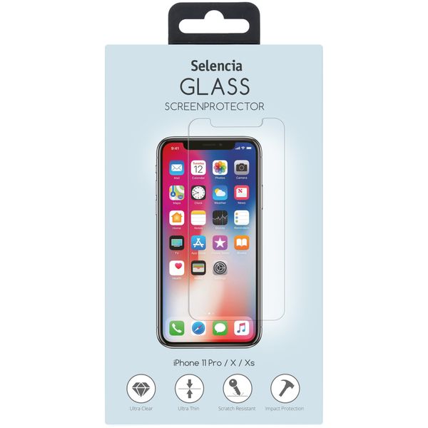 Selencia Gehard Glas Screenprotector iPhone 11 Pro / Xs / X