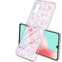 iMoshion Design hoesje Samsung Galaxy A41 - Hartjes - Roze