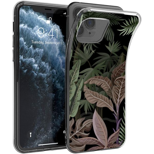 iMoshion Design hoesje iPhone 11 Pro - Jungle - Groen / Roze