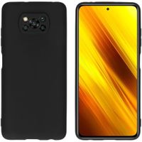 iMoshion Color Backcover Xiaomi Poco X3 (Pro)  - Zwart