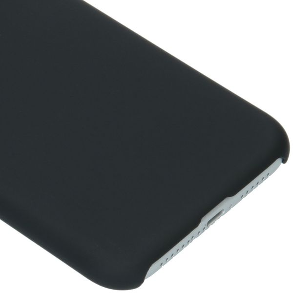 Effen Backcover iPhone 11 Pro Max - Zwart