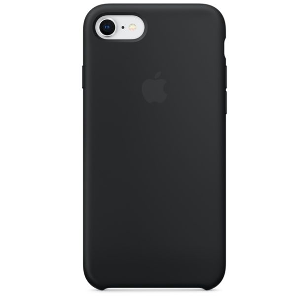 Apple Silicone Backcover iPhone SE (2022 / 2020) / 8 / 7 - Black