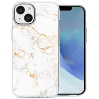 iMoshion Design hoesje iPhone 14 - White Marble