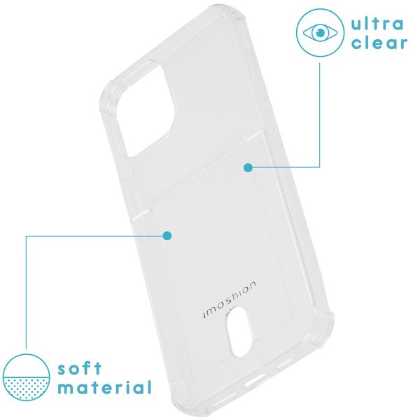 iMoshion Softcase Backcover met pashouder iPhone 12 Pro Max