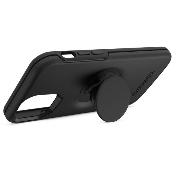 OtterBox Otter + Pop Symmetry Backcover iPhone 12 (Pro) - Zwart