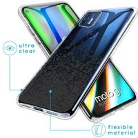 iMoshion Design hoesje Motorola Moto G9 Plus - Spetters - Zwart