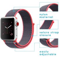 iMoshion Nylon bandje Apple Watch Series 1-8 / SE / Ultra - 42/44/45/49 mm