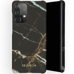 Selencia Fashion Backcover Samsung Galaxy A52(s) (5G/4G) - Marble Black