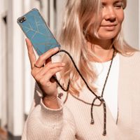 iMoshion Design hoesje met koord iPhone X / Xs - Grafisch Koper