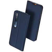 Dux Ducis Slim Softcase Bookcase Xiaomi Mi 10 (Pro) - Donkerblauw