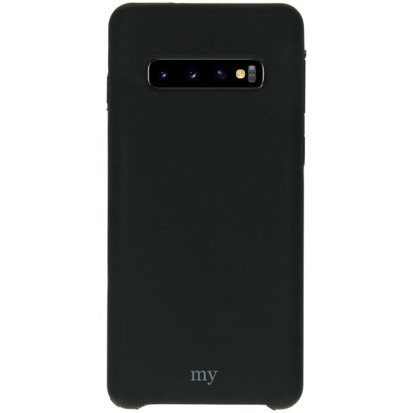 My Jewellery Silicone Backcover Samsung Galaxy S10 - Zwart