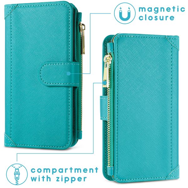 iMoshion Luxe Portemonnee Samsung Galaxy A72 - Turquoise