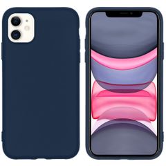 iMoshion Color Backcover iPhone 11 - Donkerblauw