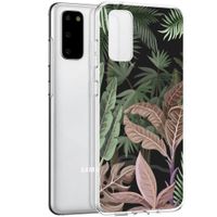 iMoshion Design hoesje Samsung Galaxy S20 - Jungle - Groen / Roze