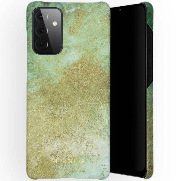 Selencia Maya Fashion Backcover Samsung Galaxy A72 - Green Nature