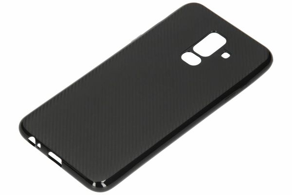 Carbon Softcase Backcover Samsung Galaxy A6 Plus (2018)