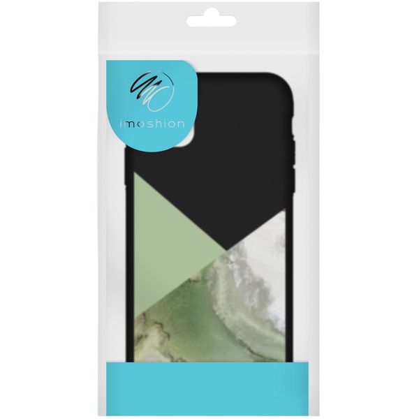 iMoshion Design hoesje Samsung Galaxy A42 - Marmer - Groen / Zwart