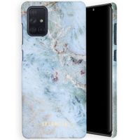 Selencia Maya Fashion Backcover Samsung Galaxy A71 - Marble Blue