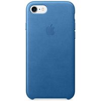 Apple Leather Backcover iPhone SE (2022 / 2020) / 8 / 7 - Sea Blue