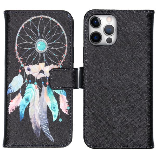 iMoshion Design Softcase Bookcase iPhone 12 (Pro) - Dreamcatcher