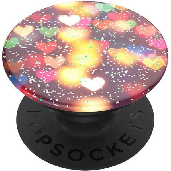 PopSockets PopGrip - Glitter Bokeh Hearts