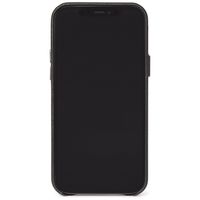 Decoded Dual Leather Backcover iPhone 12 (Pro) - Zwart