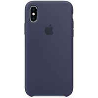 Apple Silicone Backcover iPhone Xs / X - Midnight Blue