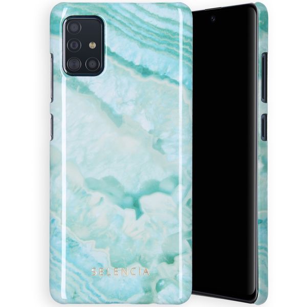 Selencia Maya Fashion Backcover Samsung Galaxy A71 - Agate Turquoise