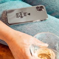 iMoshion Design hoesje Huawei P30 Lite - Live Laugh Love - Zwart