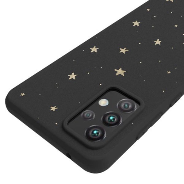 iMoshion Design hoesje Samsung Galaxy A52(s) (5G/4G) - Sterren / Zwart