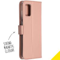 Accezz Wallet Softcase Bookcase Samsung Galaxy A71 - Rosé Goud