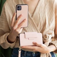 Selencia 2-in-1 Uitneembare Vegan Lederen Bookcase iPhone 11 - Roze