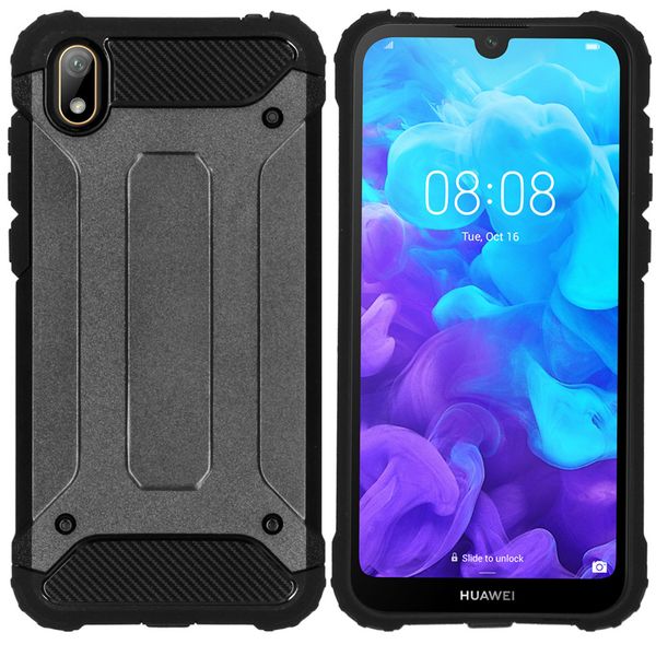 iMoshion Rugged Xtreme Backcover Huawei Y5 (2019) - Zwart