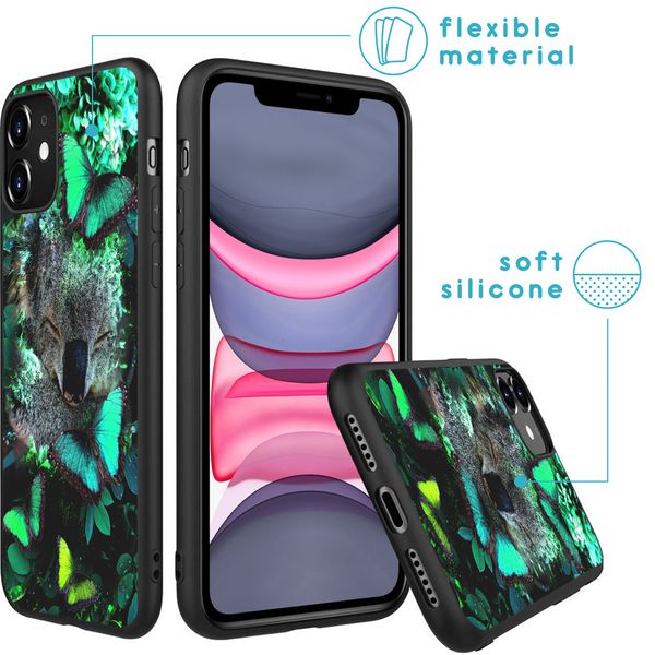 iMoshion Design hoesje iPhone 11 - Jungle - Koala