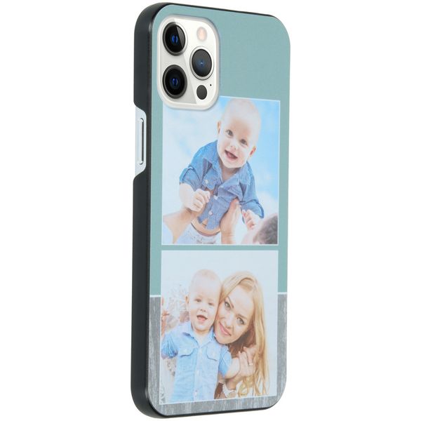 Ontwerp je eigen iPhone 12 Pro Max hardcase hoesje - Zwart