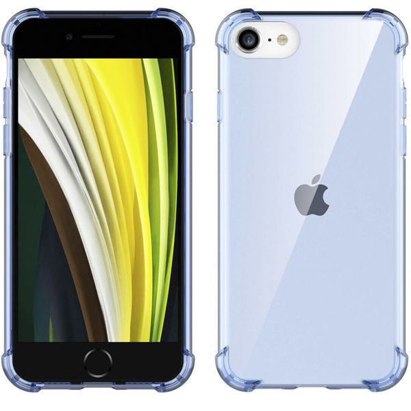 iMoshion Shockproof Case iPhone SE (2022 / 2020) / 8 / 7 - Blauw