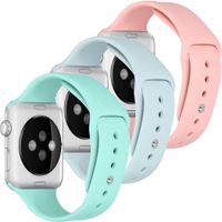 iMoshion Siliconen bandje Multipack Apple Watch Series 1-8 / SE / Ultra - 42/44/45/49 mm