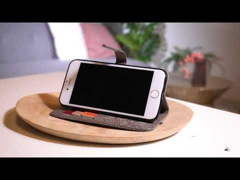 Mandala Bookcase iPhone 12 (Pro) - Zwart